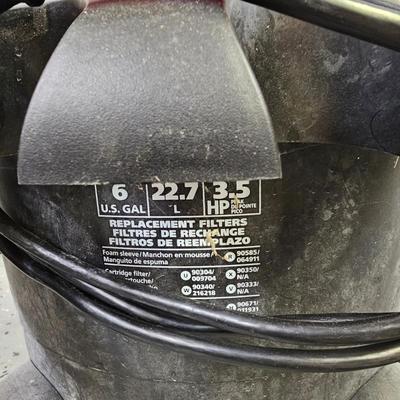 Two Shop-Vac 6 Gallon Vacuums & Accessories (DG-JS)
