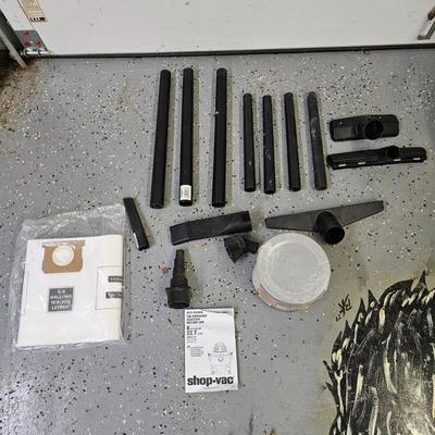 Two Shop-Vac 6 Gallon Vacuums & Accessories (DG-JS)