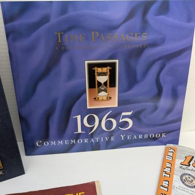 HUGE Vintage 1965 Commemorative Yearbook Magazine Lot Elizabeth Taylor Richard Burton Time Past Post Nostalgia