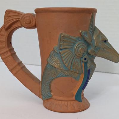 1994 Applause Stargate Anubis Figural Mug Le Studio Canal+ Terracotta Ceramic Cup