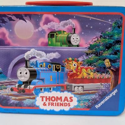 2006 Thomas & Friends “Thomas and the Chinese Dragon” Metal Lunch Box Puzzle Set