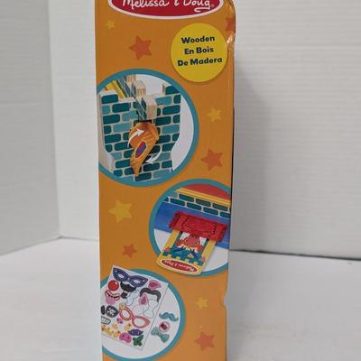 Melissa & Doug Fun At The Fair Funhouse Mirror Game 2022 With Reusable Stickers