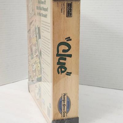 2002 Clue Retro Series Wooden Box Edition Sealed Parker Brothers Board Game