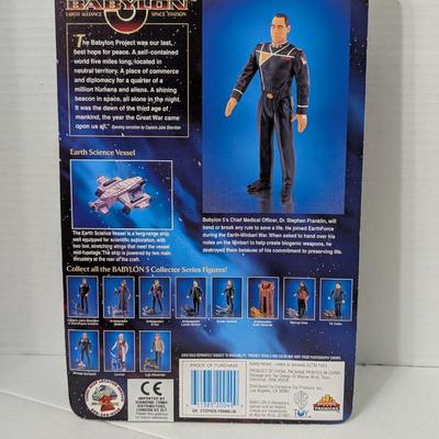 Babylon 5 Dr. Stephen Franklin Action Figure w Earth Science Vessel Previews Exclusive