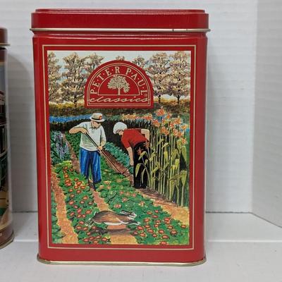 Set of 3 Vintage Hershey’s Classics Tins York Peter Paul & Chocolate Town Trolley