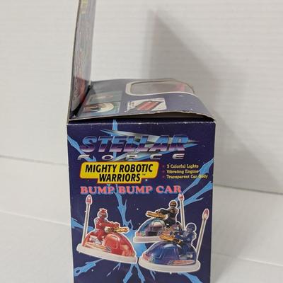 Vintage Stellar Force Bump Bump Car Mighty Robotic Warriors Battery Operated Toy