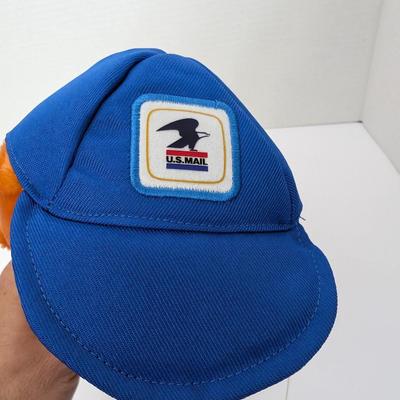 USPS Mr. Zip Plush Mail Carrier Mascot Licensed Postal Service Collectible Toy with Bag