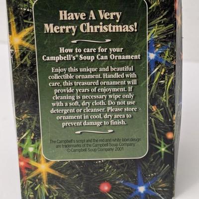 Campbells Soup Collectors Edition Christmas Ornament 2001 Cream Of Mushroom