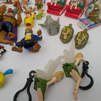 Vintage Disney Figures Lot - Mickey Mouse, Minnie, Tinkerbell, Beast, Ariel & More!