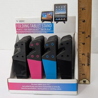 Vibe E-Ssential Folding Tablet Stand Lot Galaxy Tab IPad Universal Holder Bulk Display