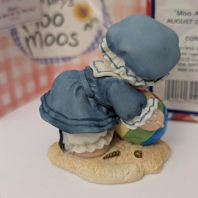 Vintage Mary's Moo Moos Figurine 1996 Enesco Moo And Me By The Sea