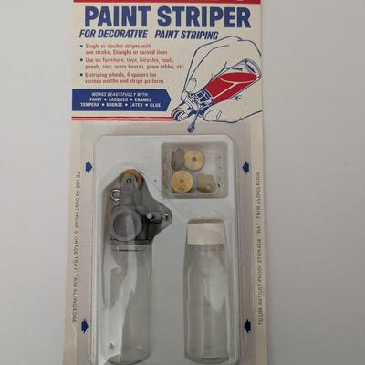 Vintage Master No 1100 Double & Single Line Paint Striper Kit For Decorative Paint Striping