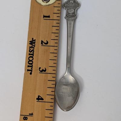 Vintage Rolex Bucherer of Switzerland Lucerne Souvenir Spoon Silver Tone Collectible