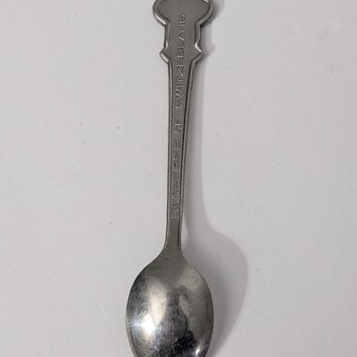 Vintage Rolex Bucherer of Switzerland Lucerne Souvenir Spoon Silver Tone Collectible