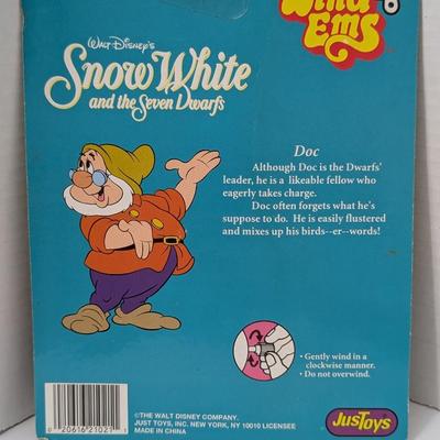 Vintage Disney Snow White and the Seven Dwarfs Doc Wind-Ems Wind-Up Figure by JusToys Item 21021