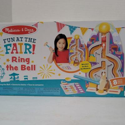 Melissa & Doug Fun At The Fair Ring The Bell Game 2022 Wooden Skill Toy New In Box