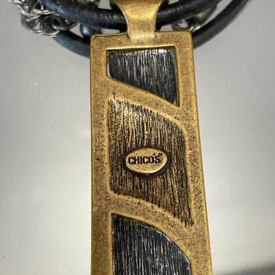 Chico necklace, silverware rings, birds pin and pendant