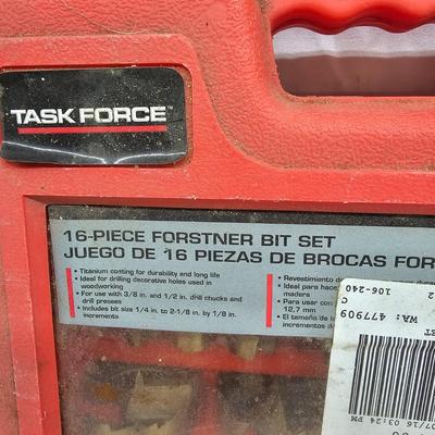 Two Forstner Bit Sets (DG-JS)