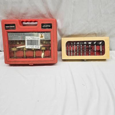 Two Forstner Bit Sets (DG-JS)