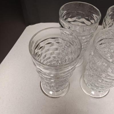 7 FOSTORIA GLASS TUMBLERS