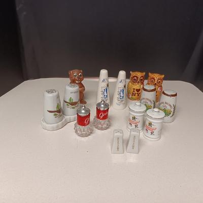 SOUVENIR SALT & PEPPER SHAKERS