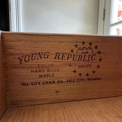 Tell City “Young Republic” Maple Server