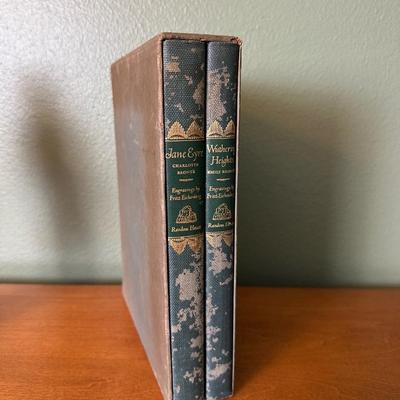 Jane Eyre & Wuthering Heights (1945 Random House, Illustrated by Fritz Eichenberg)