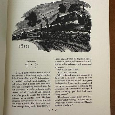 Jane Eyre & Wuthering Heights (1945 Random House, Illustrated by Fritz Eichenberg)