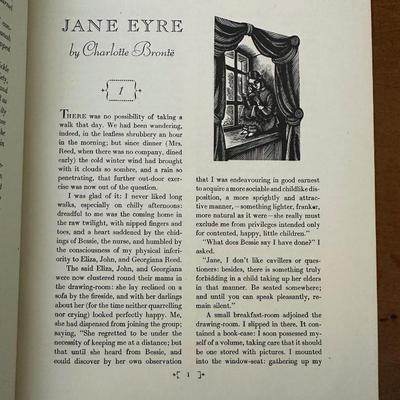 Jane Eyre & Wuthering Heights (1945 Random House, Illustrated by Fritz Eichenberg)