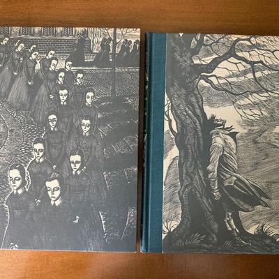 Jane Eyre & Wuthering Heights (1945 Random House, Illustrated by Fritz Eichenberg)
