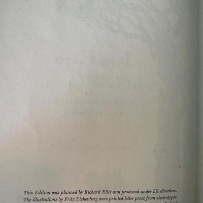 Jane Eyre & Wuthering Heights (1945 Random House, Illustrated by Fritz Eichenberg)