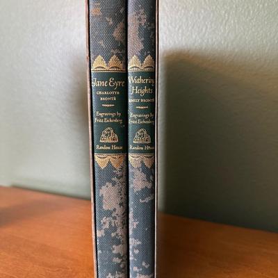 Jane Eyre & Wuthering Heights (1945 Random House, Illustrated by Fritz Eichenberg)