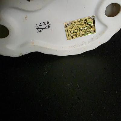 Vintage Homco Bride & Groom Teddy Bear Figurine #1424 – 1970s Ceramic Wedding Cake Topper