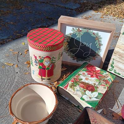 HOLIDAY BOXES, TINS AND OTHER CONTAINERS