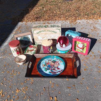 HOLIDAY BOXES, TINS AND OTHER CONTAINERS