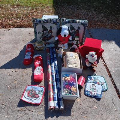 ANIMATED ANIMALS, HOLIDAY PILLOWS, GIFT WRAP, BOWS AND MORE