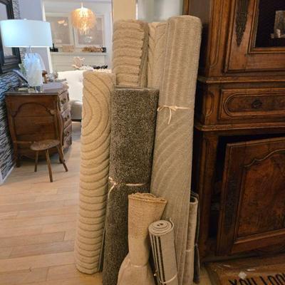 Area rugs 5 x 8 and 4 x 6 plus runners $69 - $99 for many