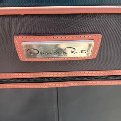 LADIES BRIEFCASE, LUGGAGE CART, OSCAR DE LORETO SUITCASE & SKYWAY COSMETIC CASE