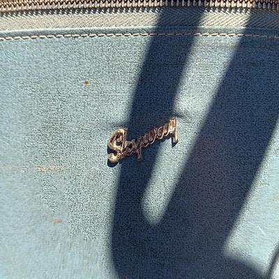 LADIES BRIEFCASE, LUGGAGE CART, OSCAR DE LORETO SUITCASE & SKYWAY COSMETIC CASE