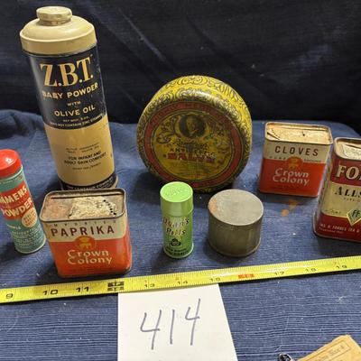 Vintage Tins and More