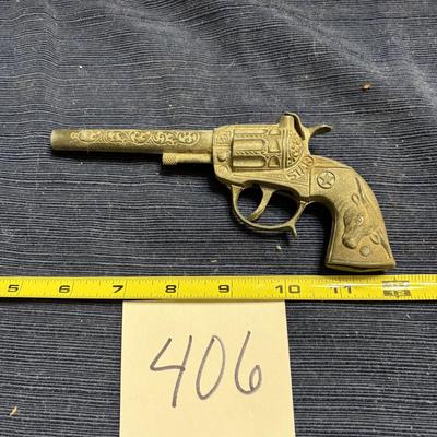 Vintage Hubley Single Action Diecast Toy Gun