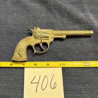 Vintage Hubley Single Action Diecast Toy Gun