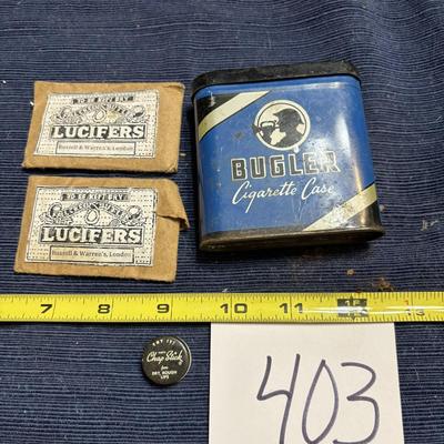 Vintage Tins and Matches