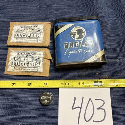 Vintage Tins and Matches