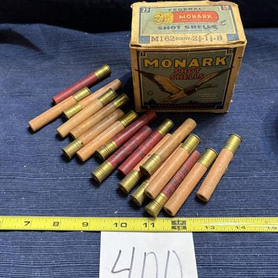 Vintage Federal Monark Shot Shells Box and More