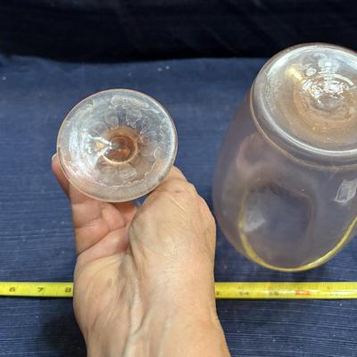 Vintage Pink Vase Lot