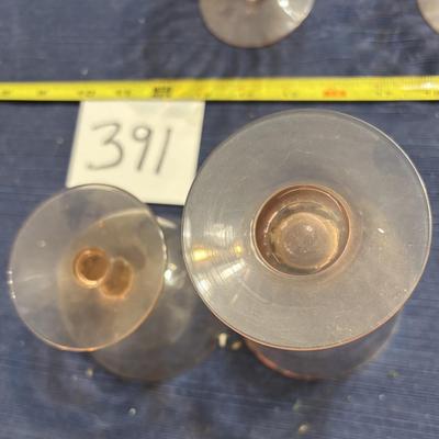 Pink Depression Glass Lot