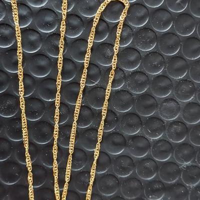 10kt Gold Chain Necklace New with tags
