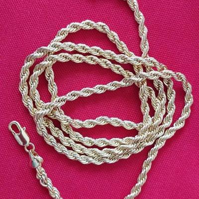 14kt Gold Overlay Necklace 36"