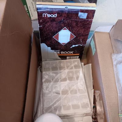 CLEAR LID BOXES, PRICE TAGS, JEWELRY BAGS & CLEANER PLUS ADHESIVE HANG TAGS